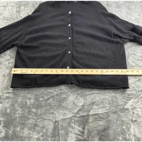 Sofie D’Hoore Cardigan W M 100% Cashmere Minimalist Quiet Luxury Soft Black Luxe - Picture 11 of 14